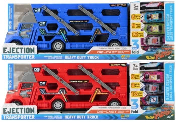 Auto CiĘŻarowe Transporter z Akcesoriami Metal Mix Mega Creative 571956