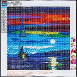 Diamentowa mozaika pełna - Sea 30x30 80887 - Centrum