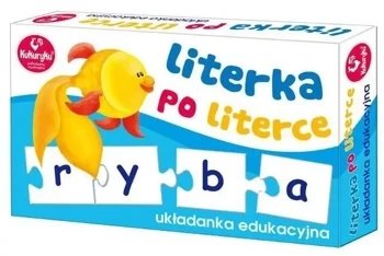 Układanka - Literka po literce - Kukuryku