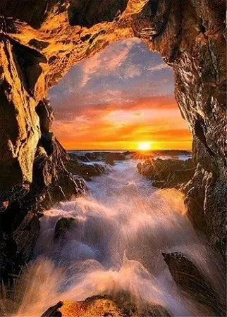 Diamentowa mozaika Grota nad morzem NO-1007121 - Norimpex