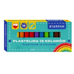 Plastelina 12 kolorów School - STARPAK