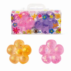 Gniotek kwiatek 2 sztuki mix kolorów - TRENDHAUS