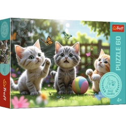 PUZZLE 60 Trzy kociaki 17412 - Trefl PAP