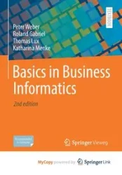 Basics in Business Informatics - Peter Weber