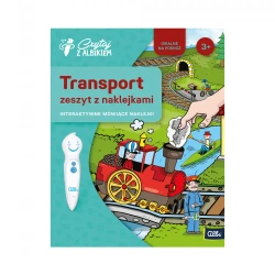 Czytaj z Albikiem Zeszyt z naklejkami Transport