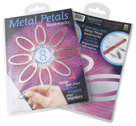 Metal Petals Bookmarks - zestaw 8 zakładek - IF