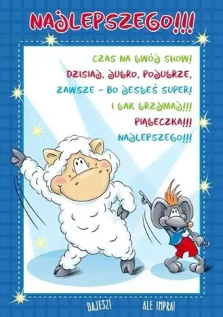 Karnet Smile B6 + koperta wzór nr 04 - Stamp