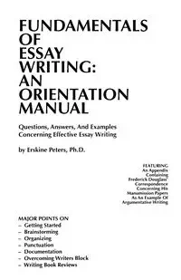 FUNDAMENTALS OF ESSAY WRITING - Peters Erskine