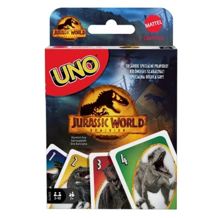 Gra karciana UNO Jurassic World 3 - Mattel