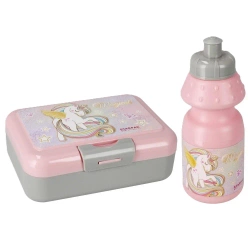 Bidon 350ml + pudełko śniadaniowe Unicorn - STARPAK