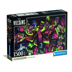 Puzzle 1500 Compact Disney Vilains - Clementoni