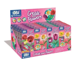 Mini fabryka kwiatów display (24szt) - Clementoni