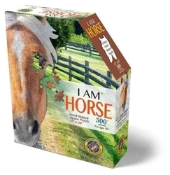 Puzzle konturowe 300 I am - Koń - Madd Capp