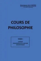 COURS DE PHILOSOPHIE TOME I - GRENIER Henri