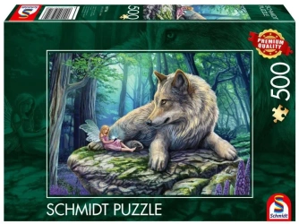 Puzzle PQ 500 Wilk i wróżka G3 - Schmidt