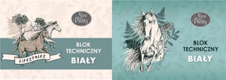 Blok techniczny A4/10K biały Nice&Pretty - Beniamin