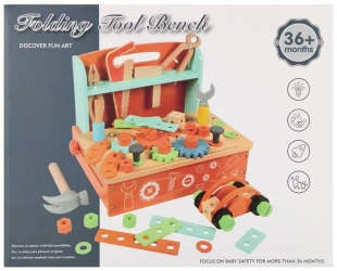 Drewniany warsztat z narzędziami - Mega Creative