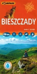 Mapa turystyczna - Bieszczady 1:50 000 lam - praca zbiorowa