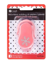 Dziurkacz ozdobny 2,5 cm śnieżynka 3 - Dalprint