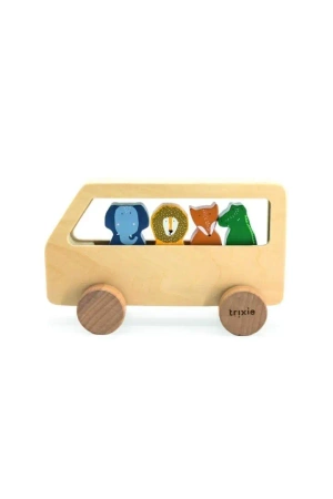 Drewniany autobus dla zwierząt - Trixie Baby