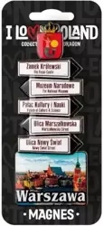 Magnes I love Poland Warszawa ILP-MAG-C-WAR-11 - Pan Dragon