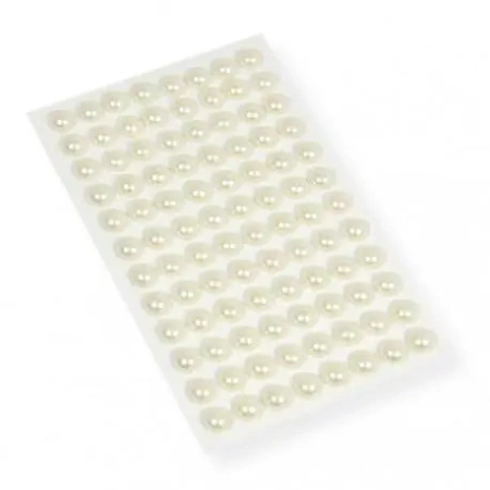 Perełki samoprzylepne białe 10mm - Polsirhurt