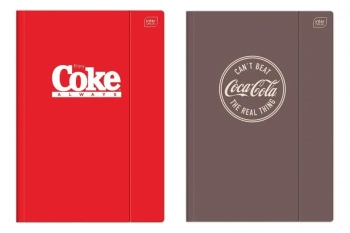Teczka A4 z gumką Hybrid Coca Cola (10szt) - INTERDRUK