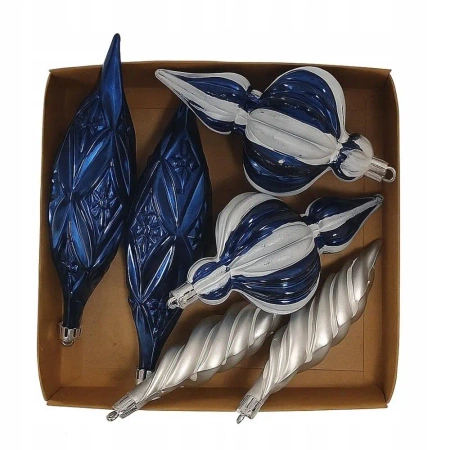 Bombki na choinkę 6szt Szyszki - Rembowskiego 9