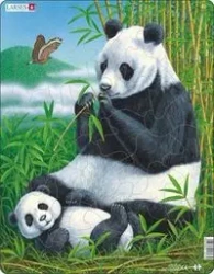 Układanka Panda 33 elementy - Larsen
