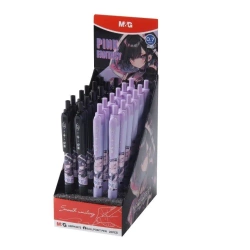 Długopis Manga Pink Fantasy nieb (24szt) M&G