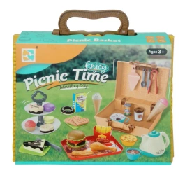 Zestaw kuchenny koszyk piknikowy z produktami spożywczymi - SWEDE