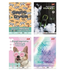 Zeszyt papierów kolorowych nabłyszczanych A4/10K - UNIPAP