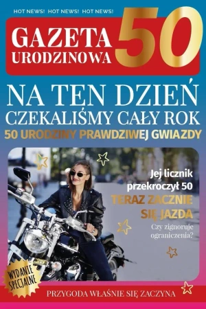 Karnet Urodziny gazeta 50 - Armin Style