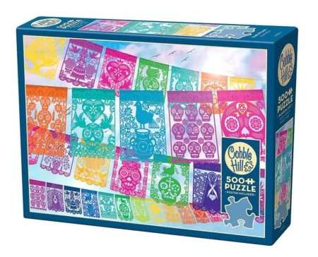 Puzzle 500 Meksykańska sztuka ludowa G3 - Cobble Hill