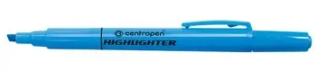 Cienki zakreślacz Highlighter niebieski - Centropen
