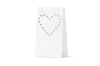Lampiony torebki na świece 15x9x26cm 10szt - PartyDeco