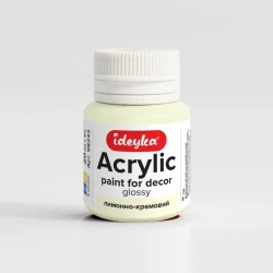 Farba akrylowa Krem cytrynowy 20ml - Ideyka