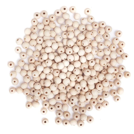 Koraliki drewniane kulki 8mm - Dalprint dpCraft