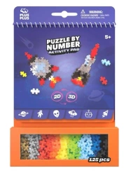 Puzzle By Number Activity Pad Kosmiczny 125el - Plus-Plus