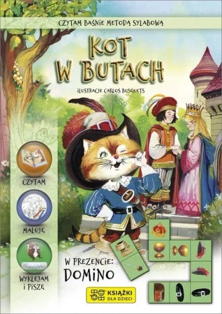Czytam baśnie metodą sylabową. Kot w butach - Beata Wojciechowska-Dudek