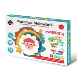 Genialny dzieciak. Piaskowa wyklejanka zwierzątka - Askato