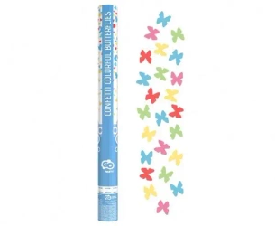 Konfetti pneumatyczne kolorowe motylki 60cm - Godan