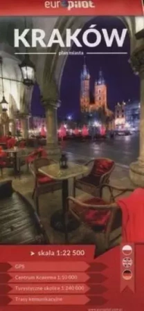 Plan miasta. Kraków 1:22500 - praca zbiorowa