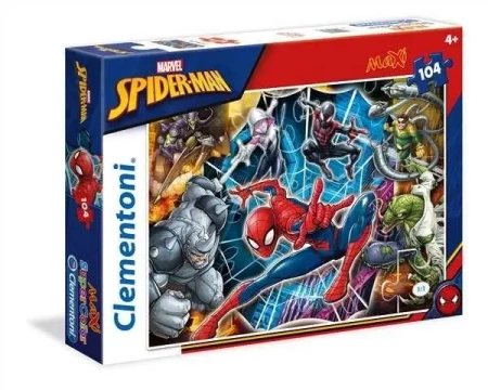 Puzzle 104 Maxi Super kolor Spider-Man - Clementoni