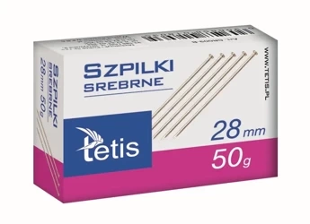 Paczka Szpilki 28 mm 50g 10 sztuk - Tetis