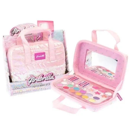 Torba Make up z wyposażeniem jasno różowa - Nice Group