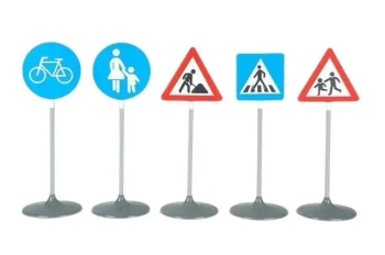Znaki drogowe zestaw 73cm 5szt - Klein