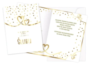 Karnet V-043 Ślub - Kukartka