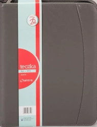 Teczka A4 709 szara na suwak - Antra