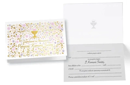 Zaproszenie PMZ-088 Komunia - Passion Cards